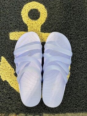 CROCS Light Lavender Slide Sandals
